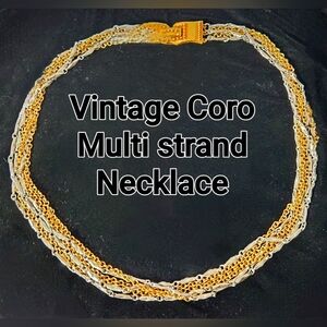 Vintage multistrand necklaces